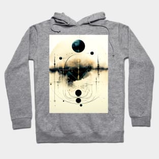 Moon Geometry: Celestial Bodies Hoodie